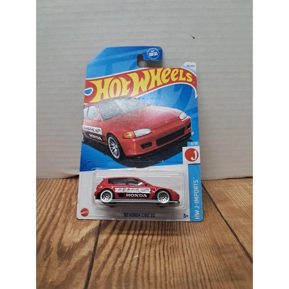 HOT WHEELS 2024 '92 HONDA CIVIC EG RED 95/250 HTC43 HW J-IMPORTS ASADA DESIGN
